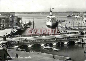 Postcard Modern Siracusa Porto Piccolo Small Boat Harbor