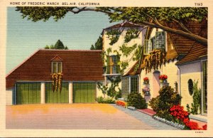 California Bel Air Home Of Frederic March