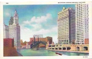 Michigan Avenue Bridge..  Chicago, Illinois