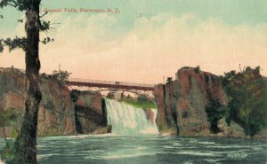 USA Passaic Falls Paterson New Jersey Vintage Postcard 07.80