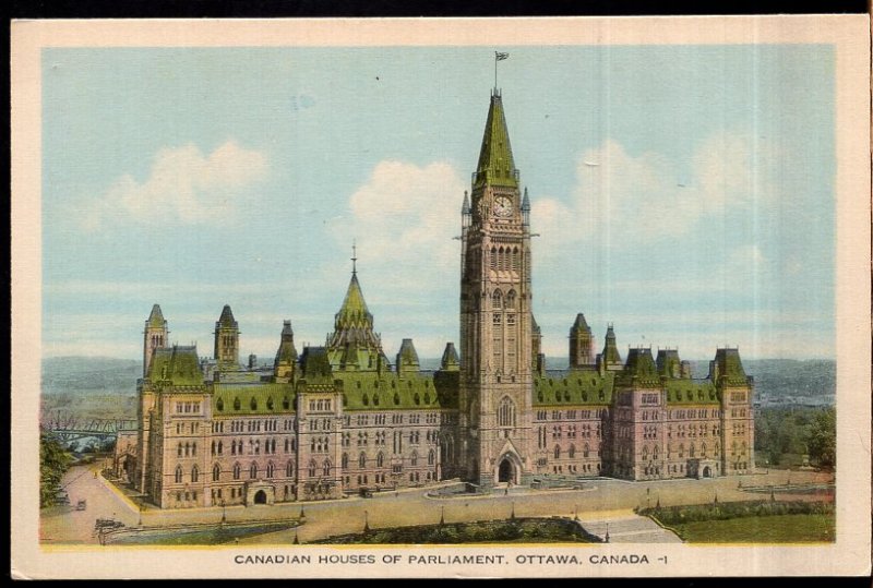 Ontario OTTAWA Canadian Houses of Parliament - PECO - White Border