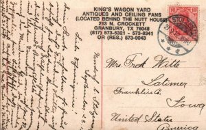 German Navy WWI Postcard c.1910s Ships Return from Maneuver w/ Lighthouse