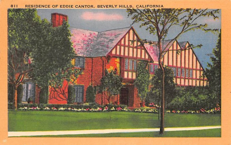 Residence of Eddie Cantor Beverly Hills, California USA