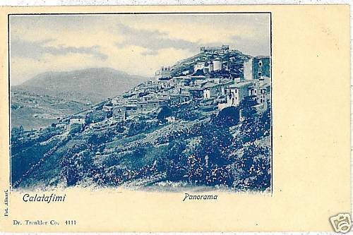 TP006 VINTAGE POSTCARD: CALATAFIMI - DRILLS-