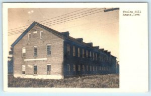 RPPC  AMANA, Iowa IA ~ WOOLEN MILL 1939 Real Photo Postcard