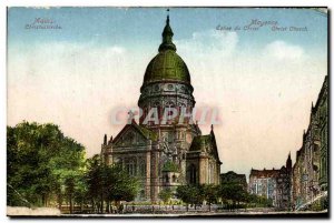 Old Postcard Mainz Christuskirche