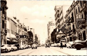 Real Photo Postcard Pierola Avenue in Lima, Peru