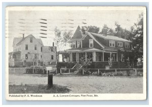 c1915-20 A.A. Lawsen Cottages, Pine Point, ME. Postcard P7E