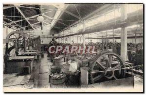 Old Postcard Automobile Factory Michelin Clermont Ferrand A corner of & # 39a...