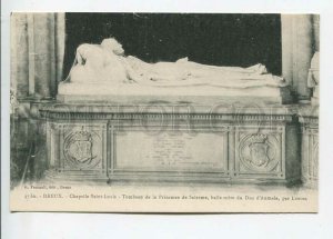 437997 FRANCE Dreux Chapelle Saint-Louis tomb Princcesse de Salerme Old postcard