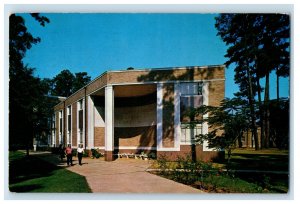 1966 Library, Stephen F Austin State College, Nacogdoches TX Postcard