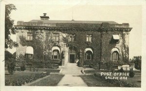 Salem Oregon Post Office 1930s RPPC Photo Postcard 21-12607