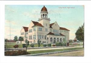 LP03   Long Beach, California, CA, postcard,  High School.