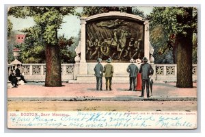 Shaw Memorial Monument Boston Massachusetts MA UDB Postcard N24