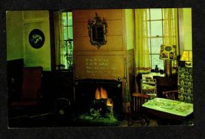 NEW HAMPSHIRE NH Fitzwilliam Inn Hotel Library Postcard