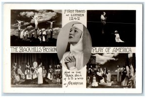 The Black Hills Passion Play Of America Black Hills SD & WYO RPPC Photo Postcard