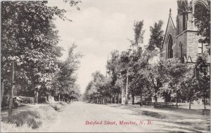 Botsford Street Moncton NB New Brunswick Unused Skeffington Postcard H49
