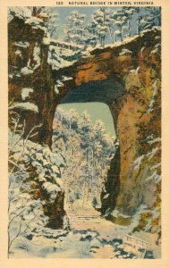 Natural Bridge Rockbridge County Virginia Winter