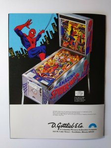 The Amazing Spider-Man Pinball Flyer Original NOS 1980 Gottlieb Marvel Comic  