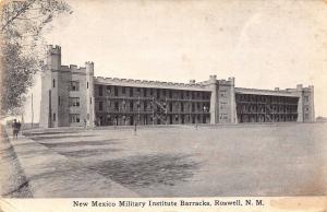 Roswell New Mexico~NM Military Institute Barracks~Cadets on Balcony~1911 B&W PC