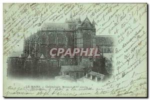 Old Postcard Le Mans Cathedral Rosette