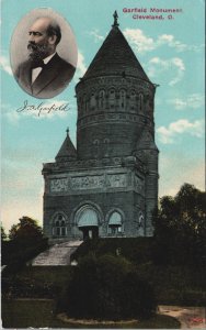 Garfield Monument Cleveland Ohio Vintage Postcard C037