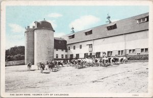 The Dairy Herd Yeomen City of Childhood Cows Cattle Unused Postcard H49