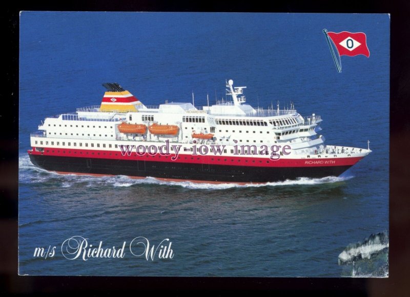 FE3226 - Norwegian Ferry - Richard With , built 1993 - postcard