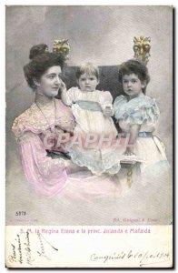 Old Postcard SM La Regina Elena princ the e Jolanda e Mafalda