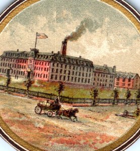 1880s Victorian Scrap Factory Scene Fab! P110