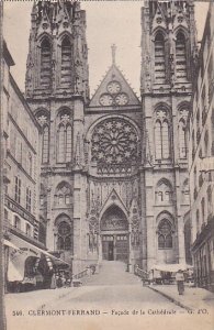 France Clermont-Ferrand Facade de la Cathedrale