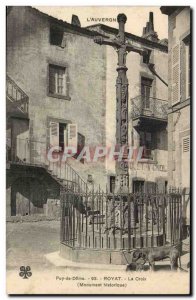 Old Postcard Royat The Cross