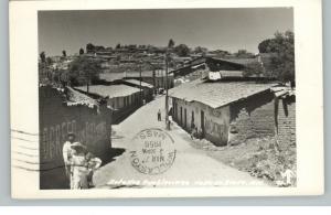 VALLE DE BROVO MEXICO Street Scene Real Photo Postcard