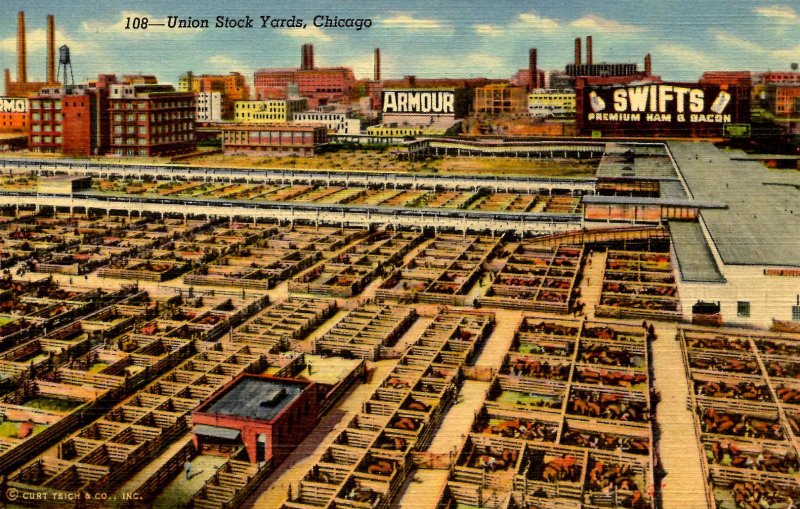 IL - Chicago. Union Stock Yards, 1941