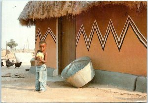 Postcard - My Home - Letlhakane, Botswana, Africa 