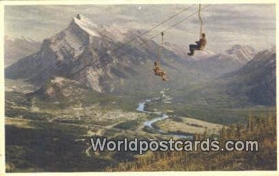 Mt Rundle, Chair Lift Banff Canada 1955 
