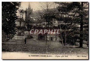 Old Postcard Montfort l & # 39Amaury L & # 39eglise