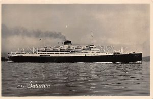 M.N. Saturnia Real Photo M.N. Saturnia, Steamer Ships View image 