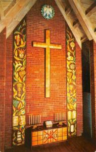 CA, California  ALPINE COMMUNITY CHURCH~Altar & Reredos  SAN DIEGO CO  Postcard