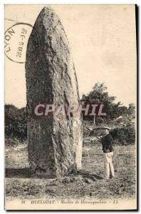 Old Postcard Dolmen Menhir Menhir of Huelgoat Herampeulven