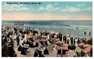 Maine Old Orchard Beach  Scene