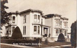 Salem OR Blich Apartments Bligh Unused Real Photo Postcard F34