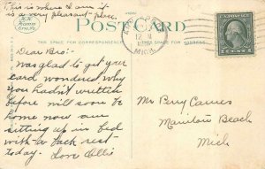 MI, Ann Arbor  HOMEOPATHIC HOSPITAL  University Of Michigan  1916 Postcard