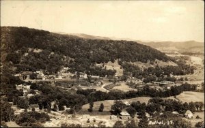 Bethel VT Birdseye View c1940 Real Photo Postcard