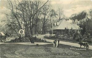 Belfer River Gardens UK 1907 Postcard Burkinshaw Gibson Derwent Valley 4177