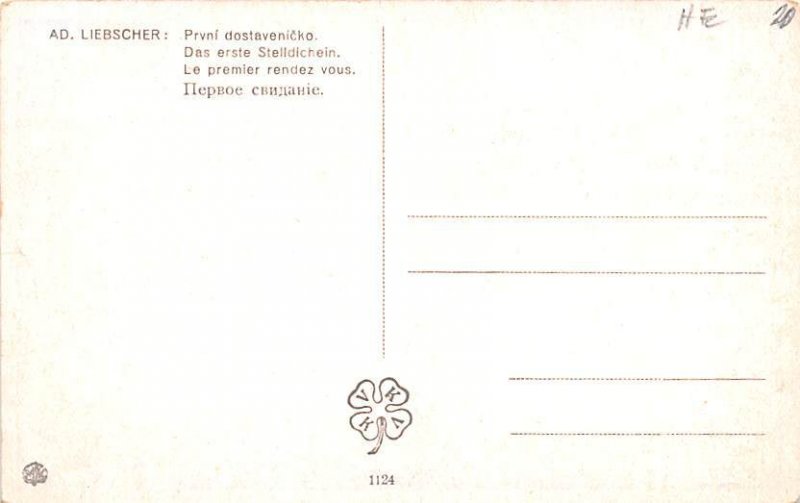Le Premier Rendez Vous by Ad. Leibscher Unused