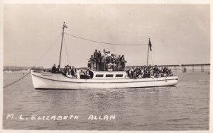 MLE Elizabeth Allan David Copperfield Actress Named Ship RPC Postcard