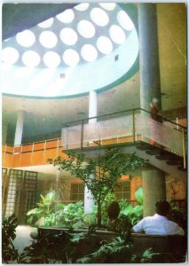 c1970s Honolulu, HI Habana Libre Hotel Atrium Skylight Plants Chrome 4x6 PC M18