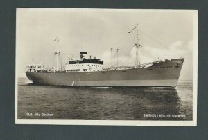 1969 Real Photo Post Card Swedish Liner M S Nils Gorthan Lines Mailed From Peru