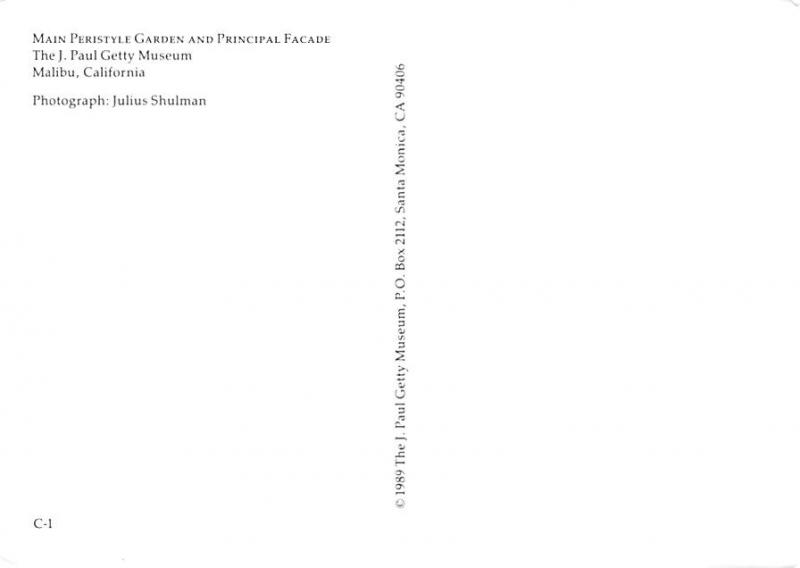 J Paul Getty Museum - 